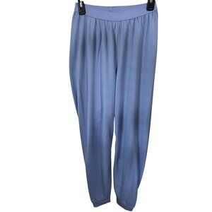 Patagonia Womens Capilene Lightweight Pants L Blue 100% Polyester Made In USA